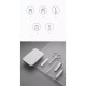 Маникюрный Набор Xiaomi Mijia Nail Clipper Five Piece Set, белый/серебристый, 5 предметов