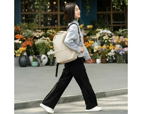 Рюкзак Mijia Commuter Backpack (MJTQB01RM) городской, 17л, бежевый