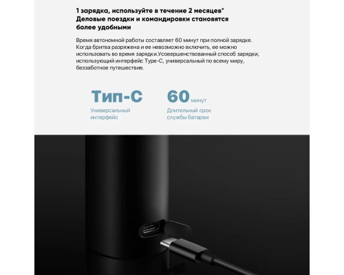 Электробритва Xiaomi Mijia Electric Shaver S500 Global, черный