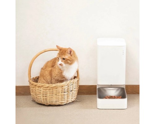 Автокормушка Xiaomi для кошек и собак Mijia Smart Pet Feeder 3.6 л white