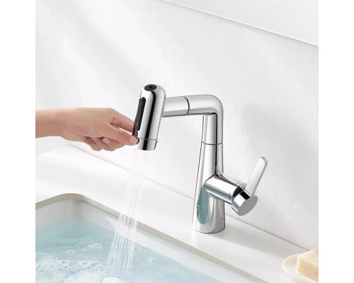 Выдвижной смеситель для раковины Xiaomi Mijia Pull-out Basin Faucet S1 (MJCLSMPLT01DB)