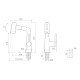 Выдвижной смеситель для раковины Xiaomi Mijia Pull-out Basin Faucet S1 (MJCLSMPLT01DB)