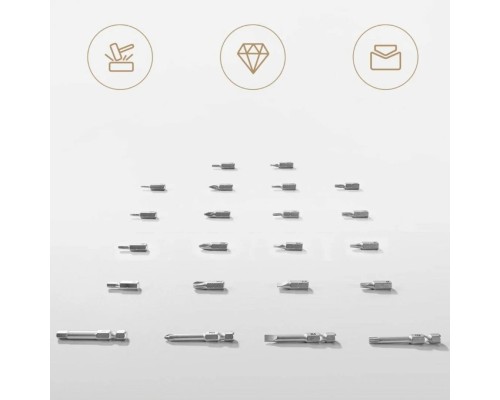 Набор инструментов Xiaomi Mijia set of tools Toolbox (MJGJX001QW), черный