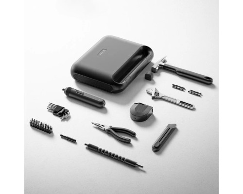 Набор инструментов Xiaomi Mijia set of tools Toolbox (MJGJX001QW), черный