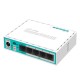 Маршрутизатор MikroTik hEX lite RB750r2, 5х10/100 Мбит/с, белый
