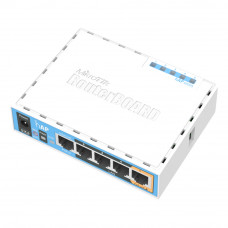 Wi-Fi роутер MikroTik hAP AC lite (RB952Ui-5ac2nD), белый / синий