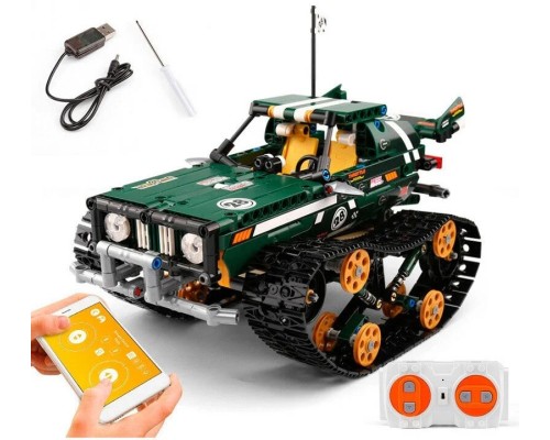 Конструктор Mould King 13026  Зеленый внедорожник с ДУ