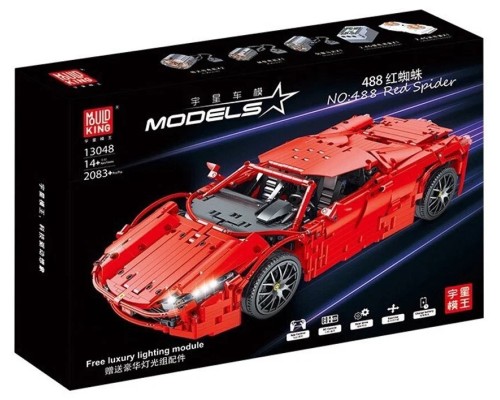 Конструктор Mould King 13048  Красный спорткар с ДУ