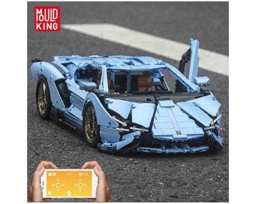 Конструктор Mould King 13056S+D Lamborghini Sian FKP 37 с ДУ и моторизацией