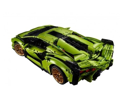 Конструктор Mould King 13057S+D Lamborghini Sian FKP 37 с ДУ и моторизацией