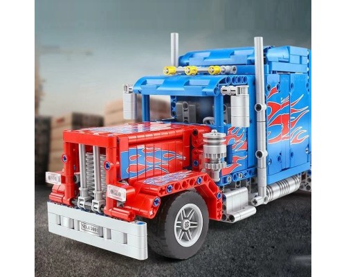 Конструктор Mould King 15001 Грузовик Peterbilt 389 Optimus Prime с ДУ