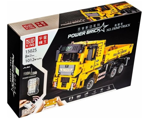 Конструктор Mould King 15025  Желтый самосвал с ДУ