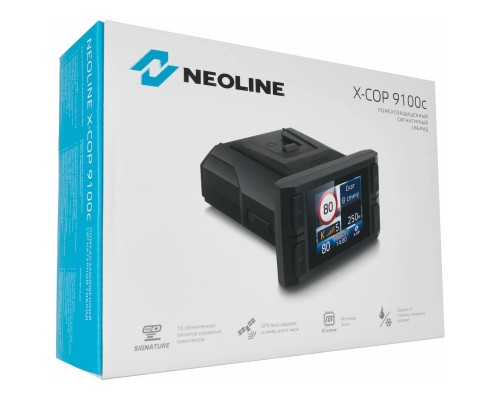 Видеорегистратор с радар-детектором Neoline X-COP 9100c, GPS, черный