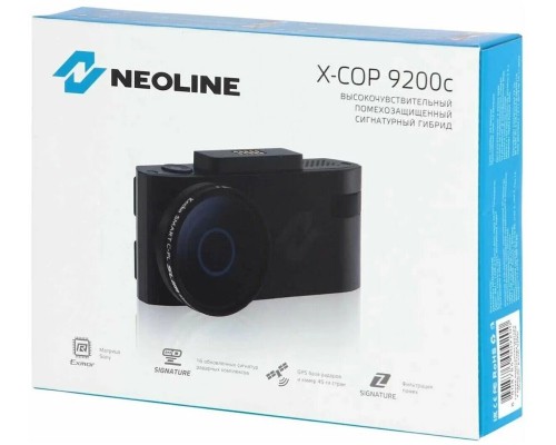 Видеорегистратор с радар-детектором Neoline X-COP 9200, GPS, ГЛОНАСС, черный