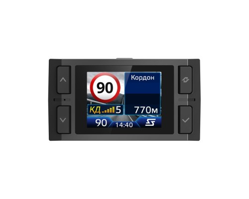 Видеорегистратор с радар-детектором Neoline SHADOW WI-FI, GPS, черный