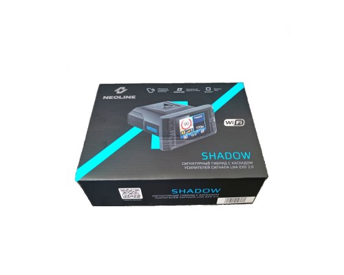Видеорегистратор с радар-детектором Neoline SHADOW WI-FI, GPS, черный