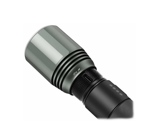 Фонарь NexTool Flashlight High Lumens T10 (NE20343), черный/серый
