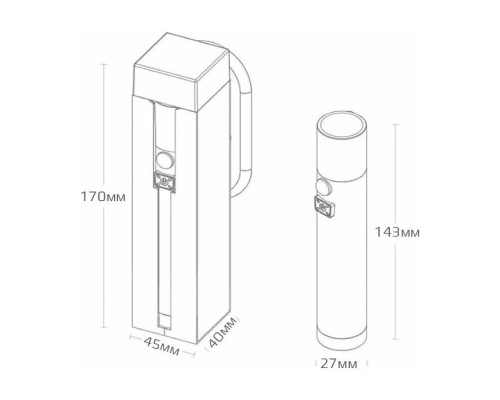 Индукционный фонарь NexTool NexTool Multi-function Induction Flashlight (ZES0425)