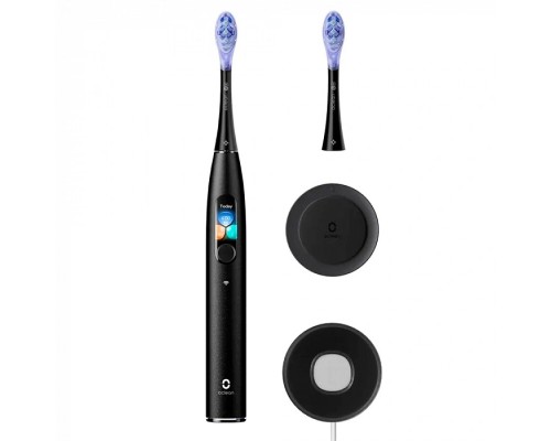 Электрическая зубная щетка Oclean X Ultra, 2 насадки, wi-fi и bluetooth, черный