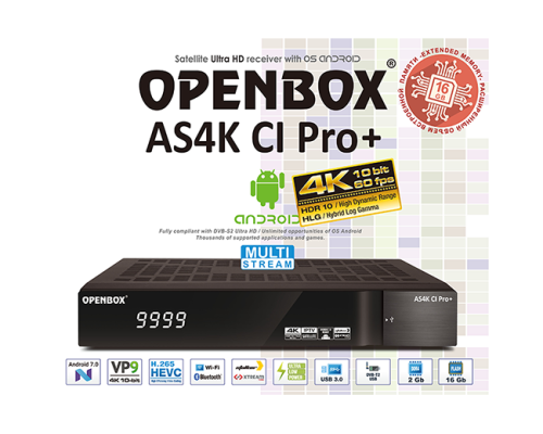 OPENBOX AS4K CI Pro+ (Опенбокс)