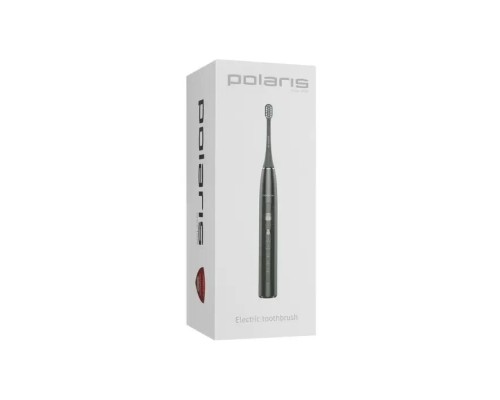 Электрическая зубная щетка POLARIS PETB 0220T, 5 режимов, графитовая, дорожный футляр