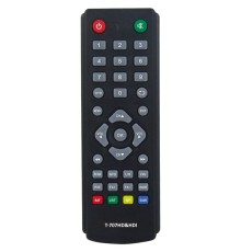 Пульт ДУ HUAYU малый для Lumax DVB-T2/C приемников, приставок, ресиверов (HOB818/T-303SD)