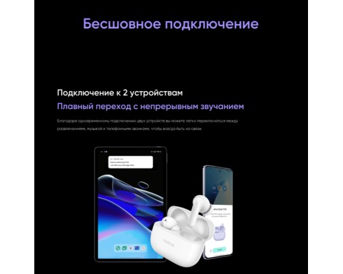 Беспроводные наушники Realme Buds T310 Белый (RMA2303 Snow White)