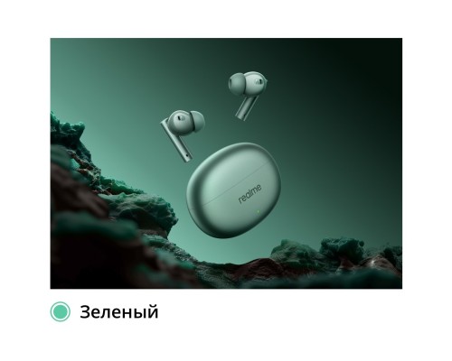 Беспроводные наушники Realme Buds Air6, зеленый (RMA2402 Green Edition)