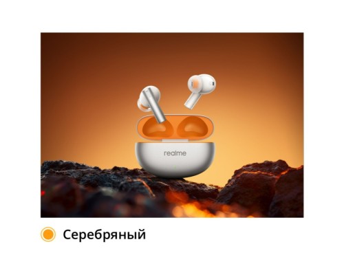 Беспроводные наушники Realme Buds Air 6, серебро (RMA2402 Silver Edition)