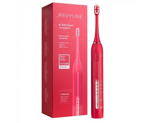Звуковая зубная щетка Revyline RL 070, Special Color Edition Viva Magenta