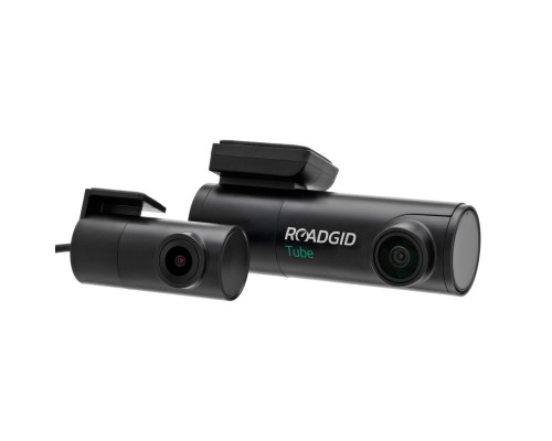 Видеорегистратор Roadgid Tube 4К 2CH, 2 камеры, Wi-Fi, черный