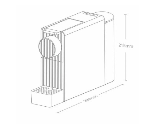 Кофемашина капсульная Scishare Capsule Coffee Machine Mini S1201 gold (евроверсия)