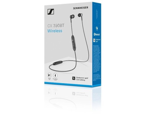 Беспроводные наушники Sennheiser CX 350BT, черный