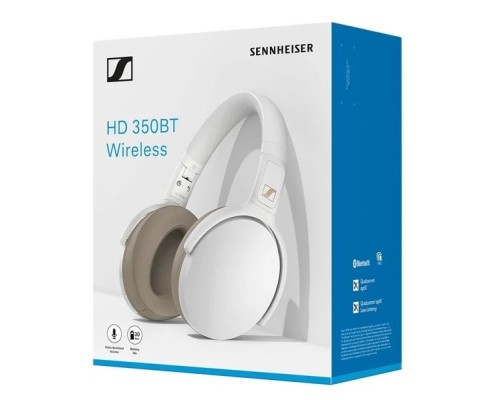 Беспроводные наушники Sennheiser HD 350BT, белый