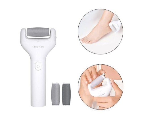Электрическая роликовая пилка для педикюра ShowSee Callus Remover B1, белый