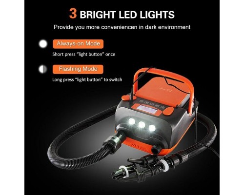 Насос для сап борда аккумуляторный Stermay HT-790