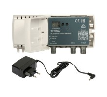 ТВ модулятор Terra "MHD002", HDMI в DVB-T, разрешение 1080P, c Б/П, белый