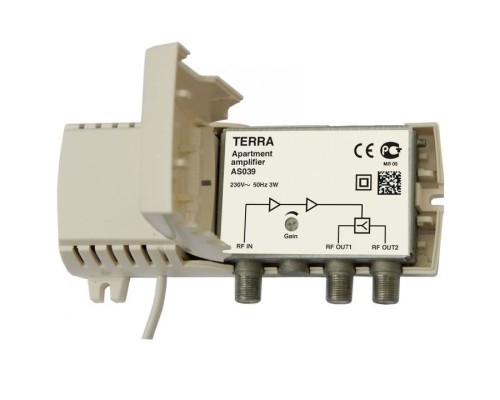 TERRA AS039 Усилитель квартирной разводки с двумя выходами