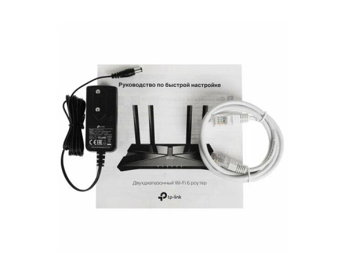 Wi-Fi роутер TP-Link Archer AX1800, черный