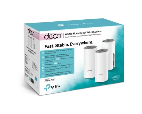 Wi-Fi Mesh система TP-LINK Deco E4 (3-pack)