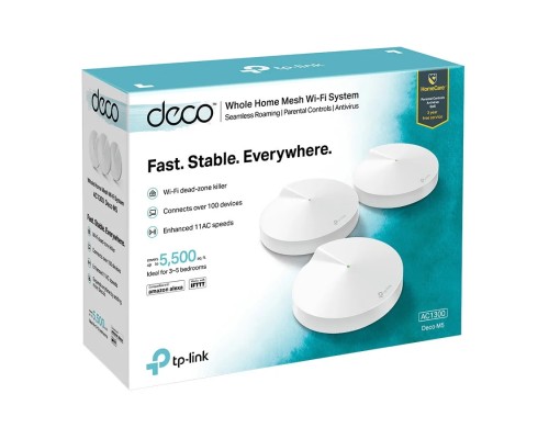 Wi-Fi Mesh система TP-LINK Deco M5, 3-pack, белый