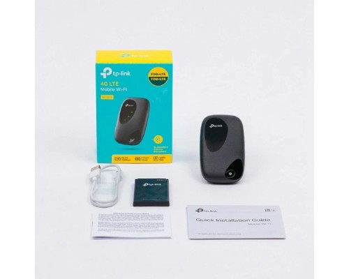 Мобильный роутер TP-Link M7010, черный, Wi-Fi, 2,4 ГГц, скорость 300 Mbps