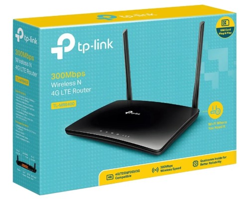 Wi-Fi роутер TP-LINK TL-MR6400, черный