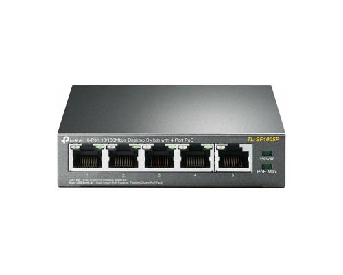 Коммутатор TP-LINK TL-SF1005P неуправляемый 5 портов 10/100Мбит/с PoE