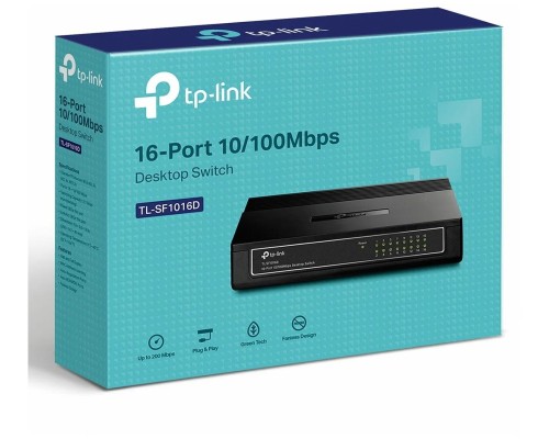 Коммутатор TP-Link TL-SF1016D 16-портовый 10/100 Мбит/с