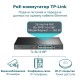 Коммутатор TP-Link TL-SL1218P с 16 портами PoE+ 10/100 Мбит/с, гигабитным портом RJ45 и комбинированным портом RJ45/SFP