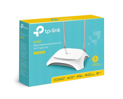 Wi-Fi роутер TP-Link TL-WR842N для 3G/4G модема