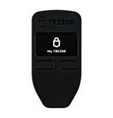 Аппаратный криптокошелек Trezor One Black - холодный кошелек для криптовалют
