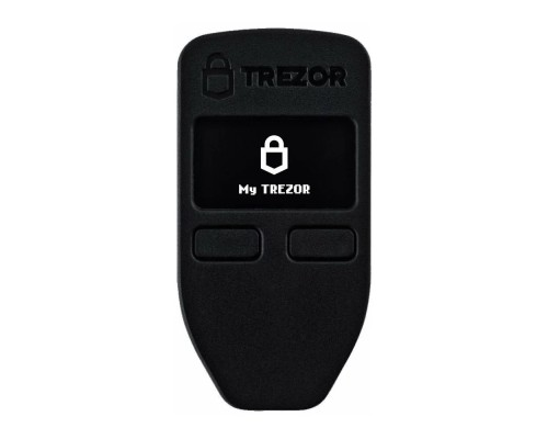 Аппаратный криптокошелек Trezor One Black - холодный кошелек для криптовалют