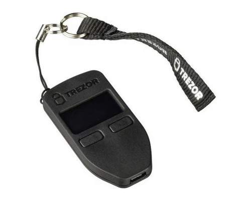 Аппаратный криптокошелек Trezor One Black - холодный кошелек для криптовалют